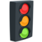 Vertical Traffic Light emoji on Messenger